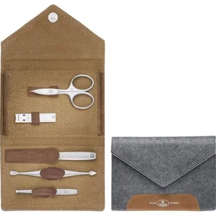 Zwilling twinox etui do manicure 5-częściowy Szary - Akcesoria do paznokci - miniaturka - grafika 1