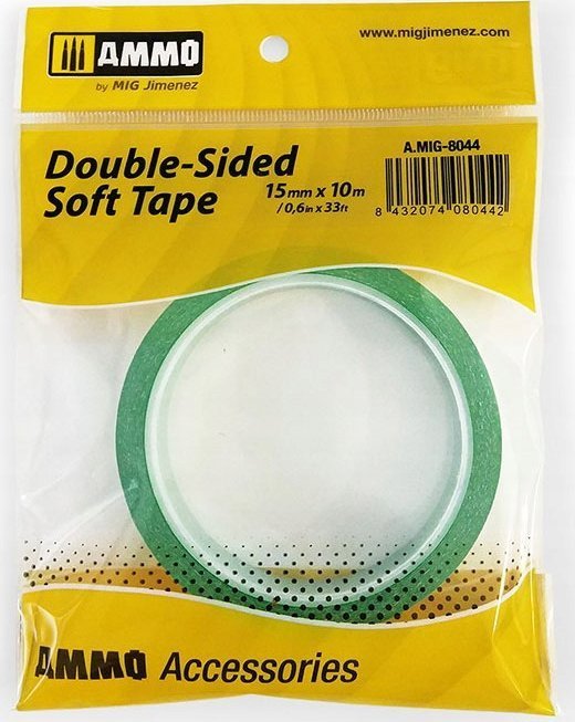 Vallejo Ammo: Double-Sided Soft Tape 3 mm x 33 m