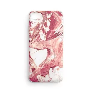 Wozinsky Marble żelowe etui pokrowiec marmur Samsung Galaxy A03s (166,5) różowy - Etui i futerały do telefonów - miniaturka - grafika 1