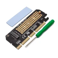 Kontrolery - Elmak SAVIO KARTA ROZSZERZEŃ ADAPTER M.2 NVME PCI-E AK AK-41 - miniaturka - grafika 1
