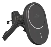 Uchwyty samochodowe do telefonów - SBS PUSH2QIMAGBLK uchwyt Telefon komórkowy/Smartfon Czarny - miniaturka - grafika 1