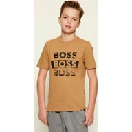 Koszulki dla chłopców - BOSS Kidswear T-shirt Regular Fit - miniaturka - grafika 1