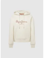 Bluzy damskie - Pepe Jeans Bluza w kolorze kremowym - miniaturka - grafika 1