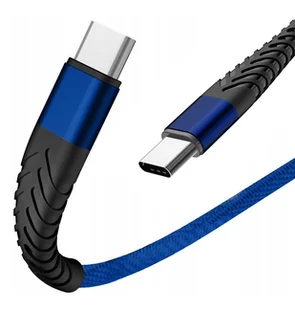 Kabel Spider - Typ-C - Typ-C - 1m - niebieski - Kable USB - miniaturka - grafika 1