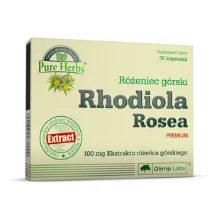 Rhodiola Rosea Premium, suplement diety, 30 kapsułek  3582461 - Układ nerwowy - miniaturka - grafika 1