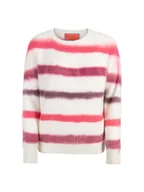 Swetry damskie - LIEBLINGSSTÜCK Sweter w kolorze biało-fioletowo-różowym - miniaturka - grafika 1