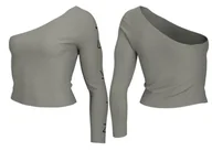 Koszulki i topy damskie - NIKE ASYMETRYCZNY TOP DŁUGI RĘKAW CZ8188320 r. S - miniaturka - grafika 1