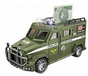 Skarbonki - Coil skarbonka sejf auto ciężarówka ternowa swat światło dźwięk banknoty - miniaturka - grafika 1