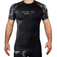 Kimona, stroje i obuwie - Ground Game Rashguard Męski Moro 4.0 Krótki Rękaw XL - miniaturka - grafika 1