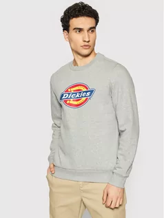 Bluzy męskie - Dickies Bluza Icon Logo DK0A4XCIGYM Szary Regular Fit - grafika 1