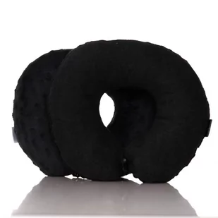 Poduszka podróżna dla dzieci rogal zagłówek czarny - Akcesoria do fotelików Poduszka podróżna dla dzieci rogal zagłówek czarny - Akcesoria do fotelików - miniaturka - grafika 1