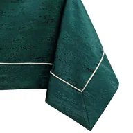 Obrusy i serwetki - Obrus Vesta Butelkowa zieleń Tłoczony Nowoczesny 110x110 AmeliaHome - TCLOTH/AH/VESTA/BRD/PPG/BOTTLEGREEN/110X110 - miniaturka - grafika 1