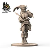 Figurki dla dzieci - Jackie, the Pirate (28 mm) - miniaturka - grafika 1