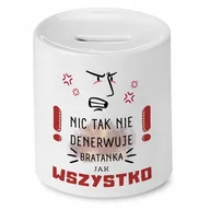 Skarbonki - Skarbonka Dla Bratanka Urodziny Imieniny Prezent z Nadrukiem ze Zdjęciem - miniaturka - grafika 1