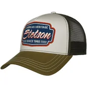 Czapki i chusty sportowe męskie - Czapka Trucker Classic Race by Stetson, oliwkowy, One Size - miniaturka - grafika 1