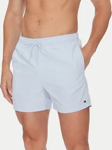Tommy Hilfiger Szorty kąpielowe UM0UM03477 Błękitny Regular Fit - Kąpielówki męskie - miniaturka - grafika 1