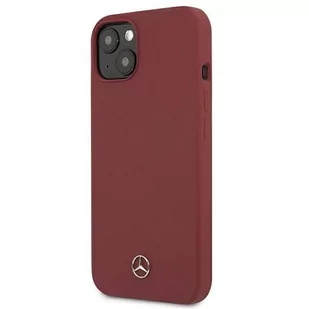 Mercedes MEHCP13MSILRE iPhone 13 6,1" czerwony/red hardcase Silicone Line - Etui i futerały do telefonów - miniaturka - grafika 2