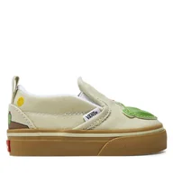 Buty dla chłopców - Tenisówki Vans Slip-On V Cactus VN000CPSGRN1 Zielony - miniaturka - grafika 1
