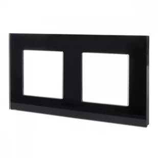 Maclean Szklana ramka podwójna MCE729B Czarna - Żarówki LED - miniaturka - grafika 2