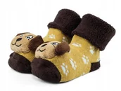 Skarpetki dla dzieci - Ciepłe bawełniane skarpetki z grzechotką r 6-12 m. - miniaturka - grafika 1