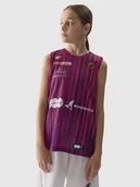 Koszulki dla chłopców - 4F Tank top replika wyjazdowy z sezonu 2023/24 dziecięcy 4F x KS Basket 25 Bydgoszcz - multikolor 134/140 (8-10 lat) - miniaturka - grafika 1