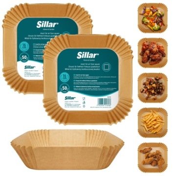 Wkład Papierowy Do Frytkownicy Beztłuszczowej Air Fryer 100szt 16x16
