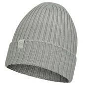 Czapki męskie - Buff Norval Merino Hat Beanie 1242429331000, Kobieta/Mężczyzna, Czapka, szara - miniaturka - grafika 1