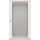 Szafy rack - Lanberg Szafa wisząca, 19" 22U, 600x600, szara FLAT PACK WF01-6622-10S - miniaturka - grafika 1