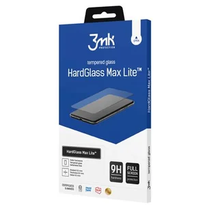 Szkło hartowane 3MK HardGlass Max Lite do Xiaomi POCO F4 GT/Redmi K50 GE Black - Szkła hartowane na telefon - miniaturka - grafika 1