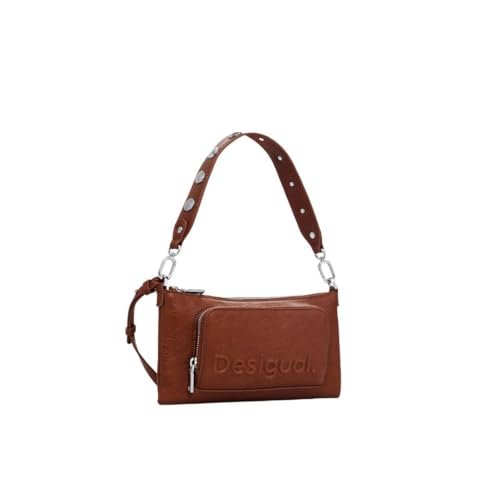 Desigual Women's Accessories PU Others Bi-Fold Wallet, brązowy, brązowy, 24.5 EU