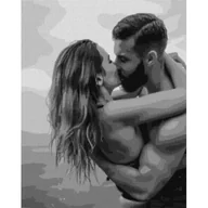 Malowanie po numerach - Ideyka Malowanie po numerach - Pocałunek na wybrzeżu - miniaturka - grafika 1