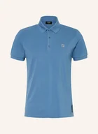 Moda i Uroda OUTLET - Fendi Koszulka Polo Z Piki Regular Fit blau - miniaturka - grafika 1