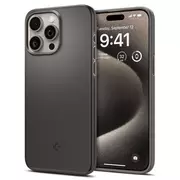 Etui i futerały do telefonów - Etui Spigen Thin Fit do Apple iPhone 15 Pro Max Gunmetal - miniaturka - grafika 1