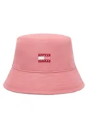 Czapki damskie - Tommy Hilfiger Kapelusz Heritage Bucket AW0AW17581 Różowy - miniaturka - grafika 1
