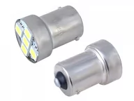 Żarówki samochodowe - Vision Żarówka VISION P21W BA15s 12V 5x 5050 SMD LED biała 2 szt WE13-9843 - miniaturka - grafika 1