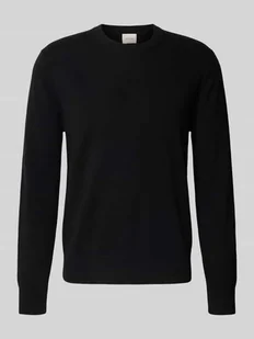 Sweter z dzianiny z czystego kaszmiru - Swetry męskie - miniaturka - grafika 1