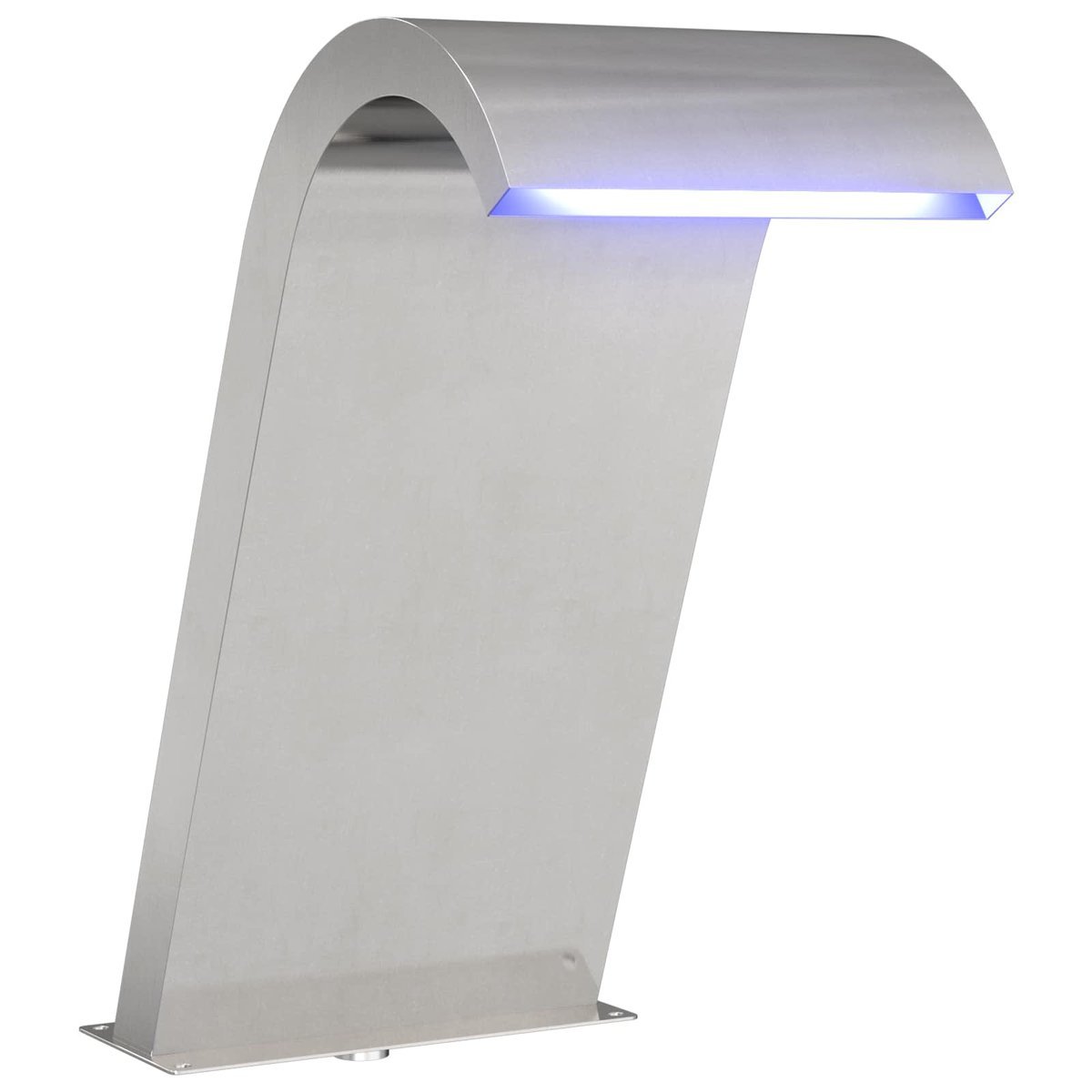 vidaXL Fontanna Przy Basenie srebrny 47 x 31 x 60 cm Stal nierdzewna