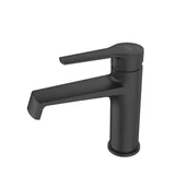 Baterie umywalkowe - BATERIA UMYWALKOWA FIRA INVENA TREND CZARNA - miniaturka - grafika 1