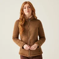 Bluzy damskie - Regatta Damski Polar z Suwakiem Razia II Brązowy - miniaturka - grafika 1