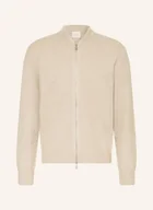 Swetry męskie - Calvin Klein Kardigan beige - miniaturka - grafika 1