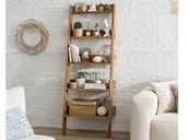 Regały - Regał dębowy Bergen olej intense nowoczesny na książki - miniaturka - grafika 1