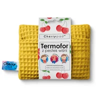 Termofory - Termofor z pestek wiśni CHERRYPAD Wafelek, musztardowy - miniaturka - grafika 1