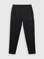 Spodnie sportowe męskie - 4F Spodnie dresowe w kolorze czarnym - miniaturka - grafika 1