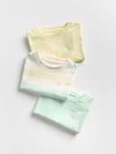 Bluzki dla niemowląt - Reserved - Bawełniany t-shirt 3 pack - złamana biel - miniaturka - grafika 1