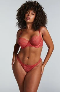 Hunkemöller Brazyliany Lorna Czerwony - Majtki damskie - miniaturka - grafika 1