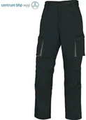 Odzież robocza - Delta Plus Spodnie robocze mach2 z poliestru/bawełny kolor czarno-szary rozmiar M M2PA2NOTM M2PA2NOTM - miniaturka - grafika 1