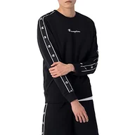 Bluzy męskie - Champion Męska bluza z okrągłym dekoltem Legacy American Tape Heavy Power Blend, czarna, XS - miniaturka - grafika 1