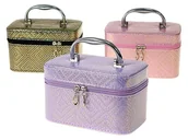 Kosmetyczki, organizery i kuferki - Adar Kuferek S zapinany na zamek - miniaturka - grafika 1