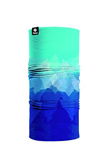 Izas Męskie szaliki Kirat outdoorowe na szyję, niebieskie, jeden rozmiar