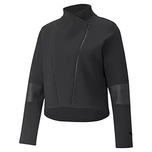 Puma Damska kurtka Moto Jacket Sweater Black M 520927 - Kurtki damskie - miniaturka - grafika 1